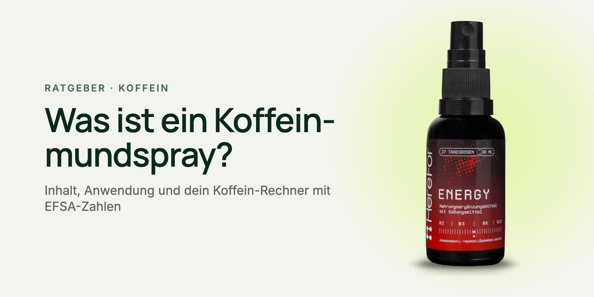 Ratgeber: Was ist ein Koffeinmundspray? ENERGY Mundspray von HereFor
