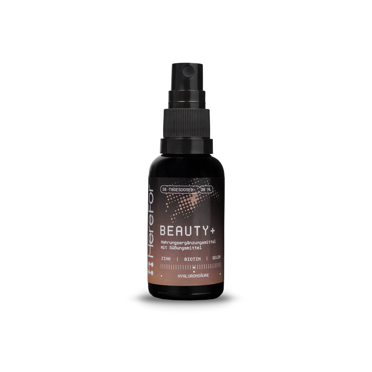 BEAUTY+ Biotin & Zink Mundspray von HereFor, 30-ml-Glasflasche